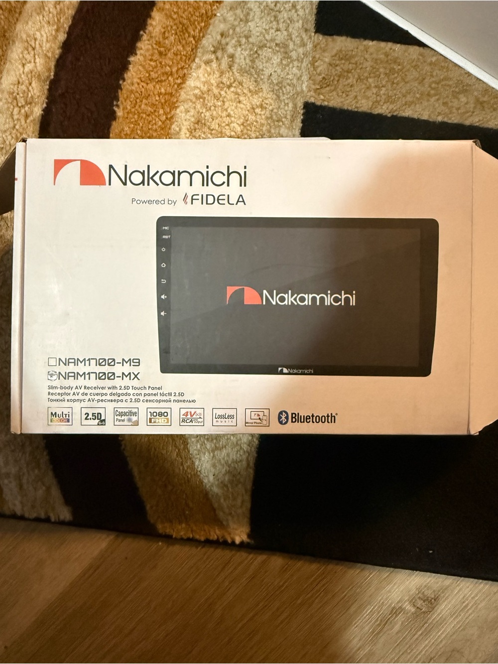 NAKAMICHI NAM1700-MX/ Slim -body av Receiver With 2.5 Touch Panel